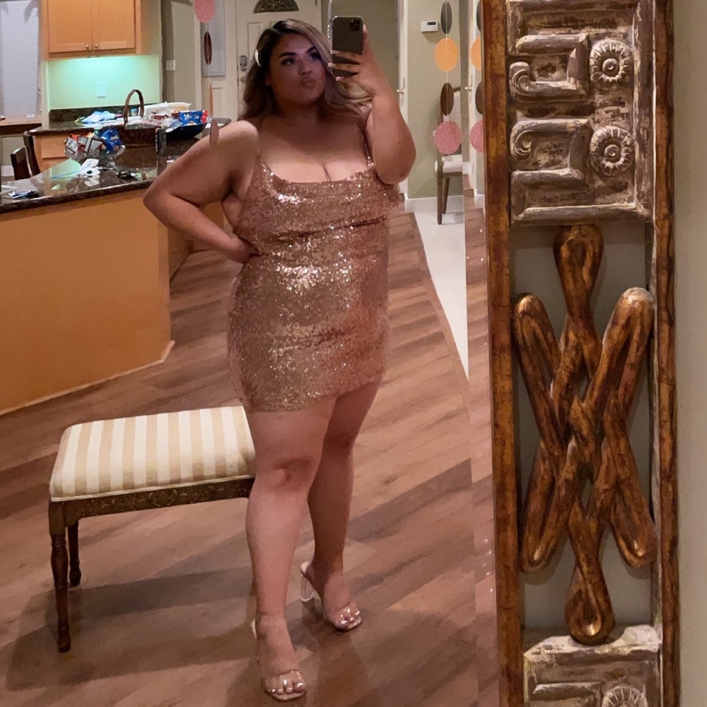 Rose Gold Sequence Dress